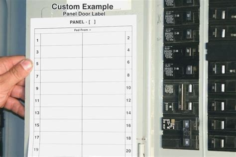 Electrical Panel Labels 